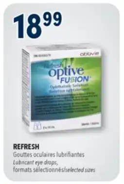 Familiprix REFRESH,Lubricant eye drops, selected sizes offer