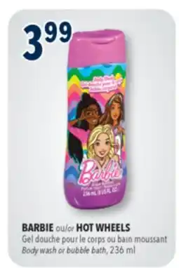 Familiprix BARBIE Body wash or bubble bath offer