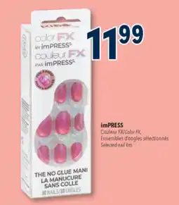 Familiprix imPRESS, Color FX, Selected nail kits offer