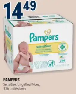 Familiprix PAMPERS, Sensitive, Wipes, 336 units offer