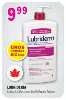 Familiprix LUBRIDERM, Selected lotions offer