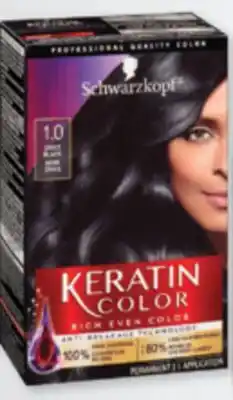 Familiprix SCHWARZKOPF, Keratin Color or Root Retouch, Selected hair colors A offer