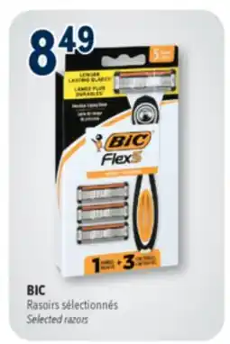 Familiprix BIC Selected razors offer