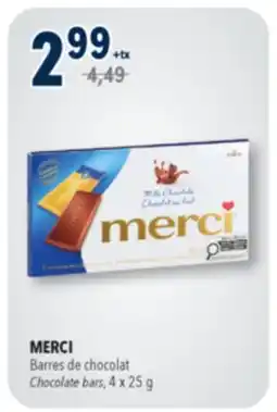 Familiprix MERCI, Chocolate bars offer