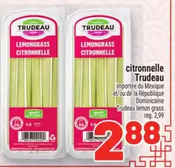 Metro CITRONNELLE TRUDEAU | TRUDEAU LEMON GRASS offer