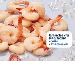 Metro BLANCHE DU PACIFIQUE offer