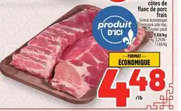 Metro CÔTES DE FLANC DE PORC FRAIS | FRESH PORK SIDE RIBS offer