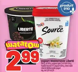 Metro YOGOURT MÉDITERRANÉE LIBERTÉ | LIBERTÉ MÉDITERRANÉE YOGURT offer