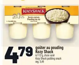 Metro GOÛTER AU POUDING KOZY SHACK | KOZY SHACK PUDDING SNACK offer