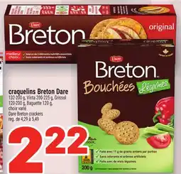 Metro CRAQUELINS BRETON DARE | DARE BRETON CRACKERS offer