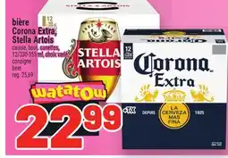 Metro BIÈRE CORONA EXTRA, STELLA ARTOIS | BEER offer