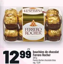 Metro BOUCHÉES DE CHOCOLAT FERREROROCHER offer