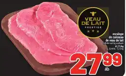 Metro ESCALOPE DE CUISSEAU DE VEAU DE LAIT | MILK-FED VEAL LEG SCALLOPINI offer