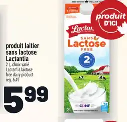 Metro PRODUIT LAITIER SANS LACTOSE LACTANTIA | LACTANTIA LACTOSE FREE DAIRY PRODUCT offer