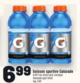 Metro BOISSON SPORTIVE GATORADE | GATORADE SPORT DRINK offer