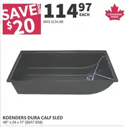 Co-op Koenders dura calf sled offer