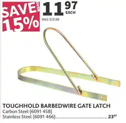 Co-op Toughhold barbedwire gate latch offer