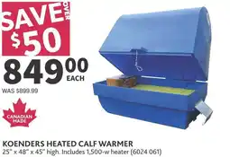 Co-op Koenders heated calf warmer offer