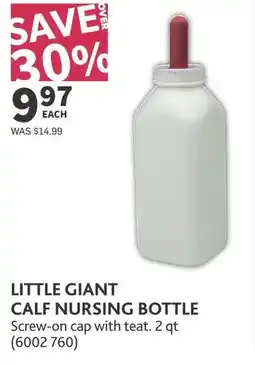 Co-op Little giant calf nursing bottle offer