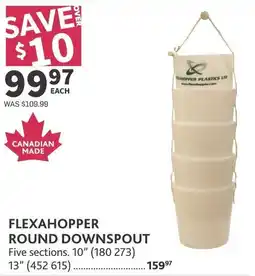Co-op Flexahopper round downspout offer