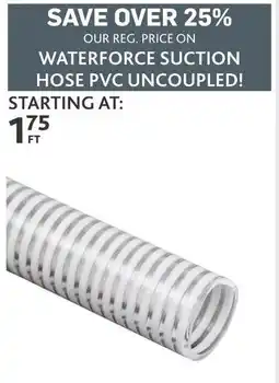 Co-op Waterforce suction hose pvc uncoupled! offer
