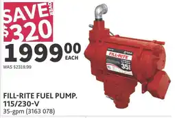 Co-op Fill-rite fuel pump 115/230-v offer