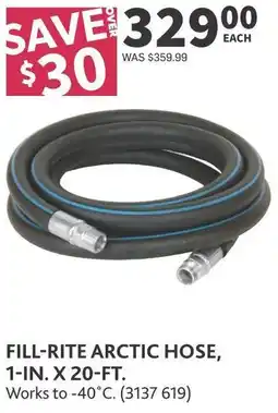 Co-op Fill-rite arctic hose, 1-in. x 20-ft. offer