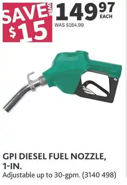 Co-op Gpi diesel fuel nozzle offer