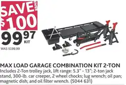 Co-op Max load garage combination kit 2-ton offer