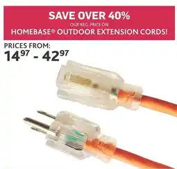 Co-op Homebase outdoor extension cords! offer