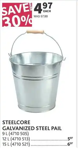 Co-op Steelcore galvanized steel pail offer