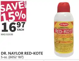 Co-op Dr. Naylor red-kote offer
