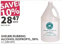 Co-op Shelbri rubbing alcohol isopropyl, 99% offer