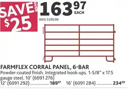 Co-op Farmflex corral panel, 6-bar offer