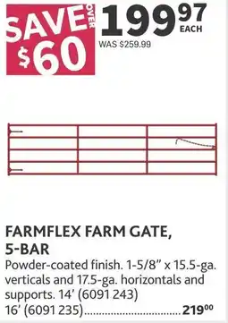 Co-op Farmflex farm gate, 5-bar offer