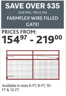 Co-op Farmflex wire filled gate! offer