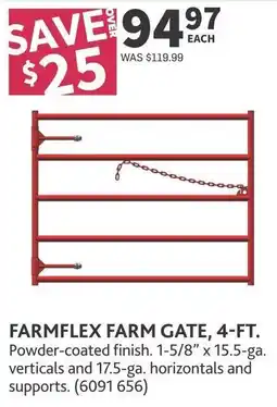 Co-op Farmflex farm gate offer