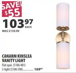 Co-op Canarm kinslea vanity light offer