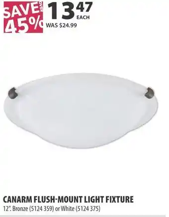 Co-op Canarm flush-mount light fixture offer