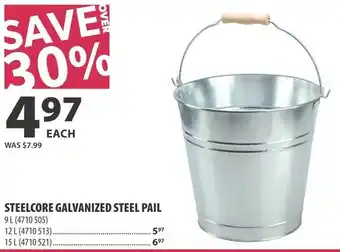 Co-op Steelcore galvanized steel pail offer