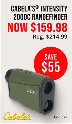 Cabela's CABELA'S INTENSITY 2000C RANGEFINDER offer