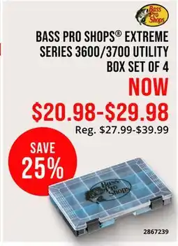 Cabela's BASS PRO SHOPS EXTREME SERIES 3600/3700 UTILITY BOX SET offer