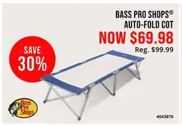 Cabela's BASS PRO SHOPS AUTO-FOLD COT offer