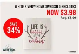 Cabela's WHITE RIVER HOME SWEDISH DISHCLOTHS offer