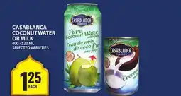 Food Basics CASABLANCA COCONUT WATER OR MILK offer