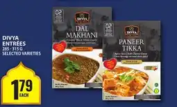 Food Basics DIVYA ENTRÉES offer