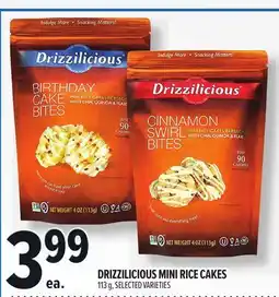 Metro DRIZZILICIOUS MINI RICE CAKES offer