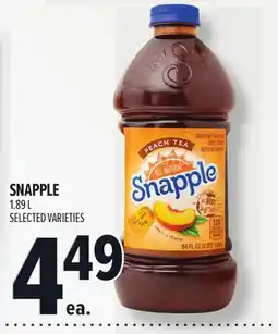 Metro SNAPPLE offer