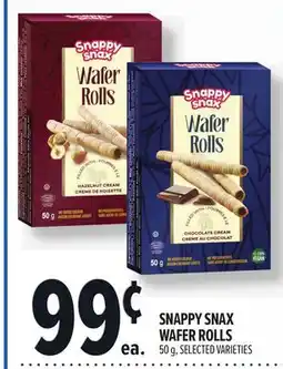 Metro SNAPPY SNAX WAFER ROLLS offer