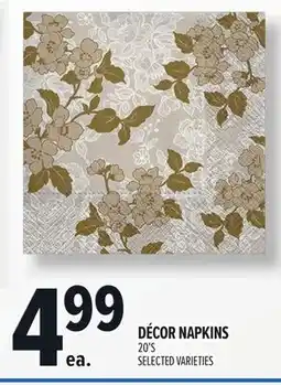 Metro DÉCOR NAPKINS offer